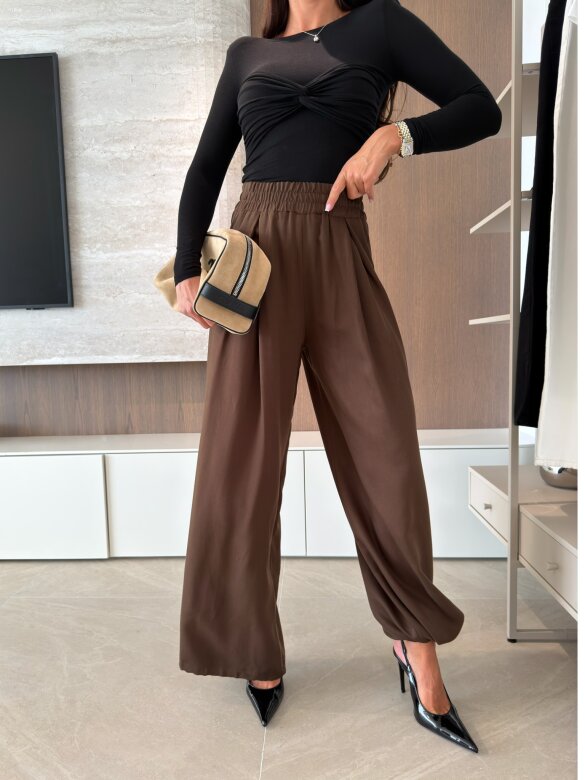 Trousers Nicody chocolate