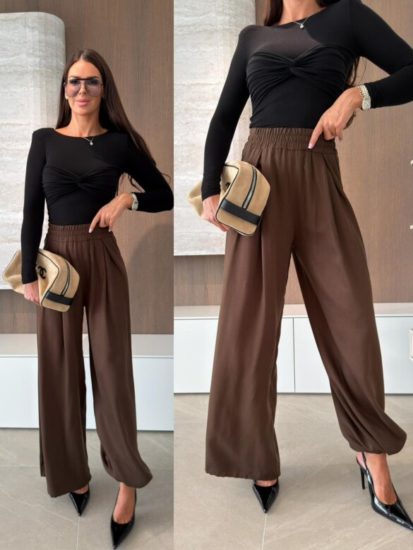 Trousers Nicody chocolate