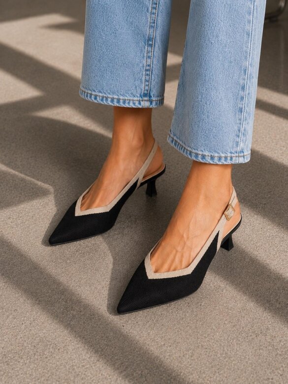 Heels Crudo black
