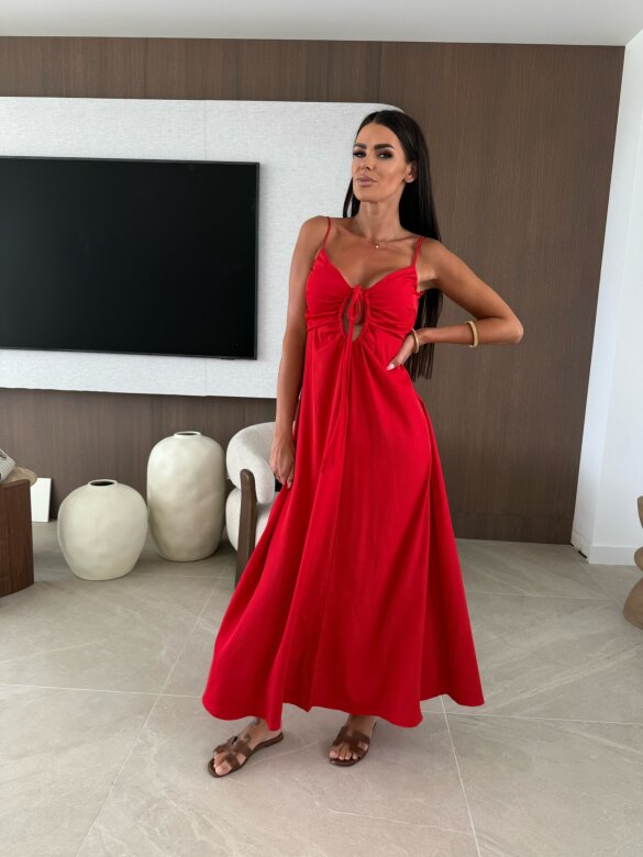 Sukienka Trend Nova maxi czerwona 