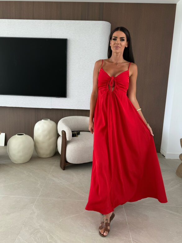 Sukienka Trend Nova maxi czerwona 