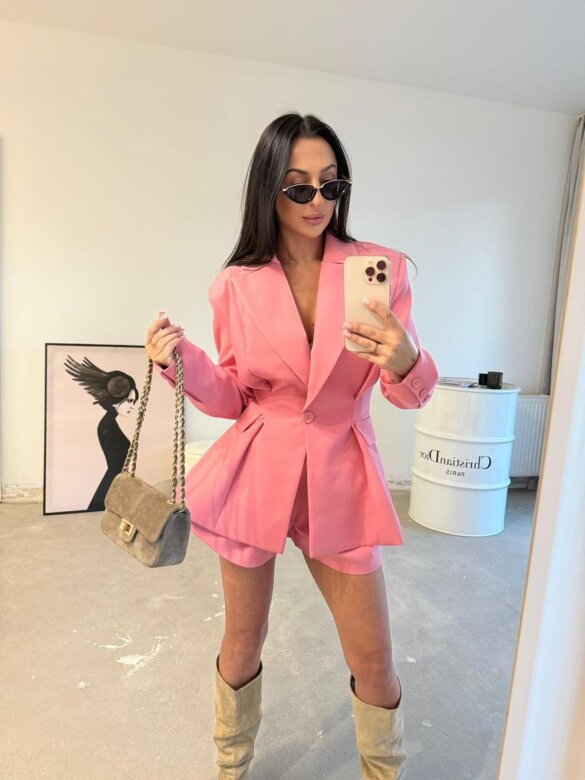 Marynarka Calimera pudrowa 