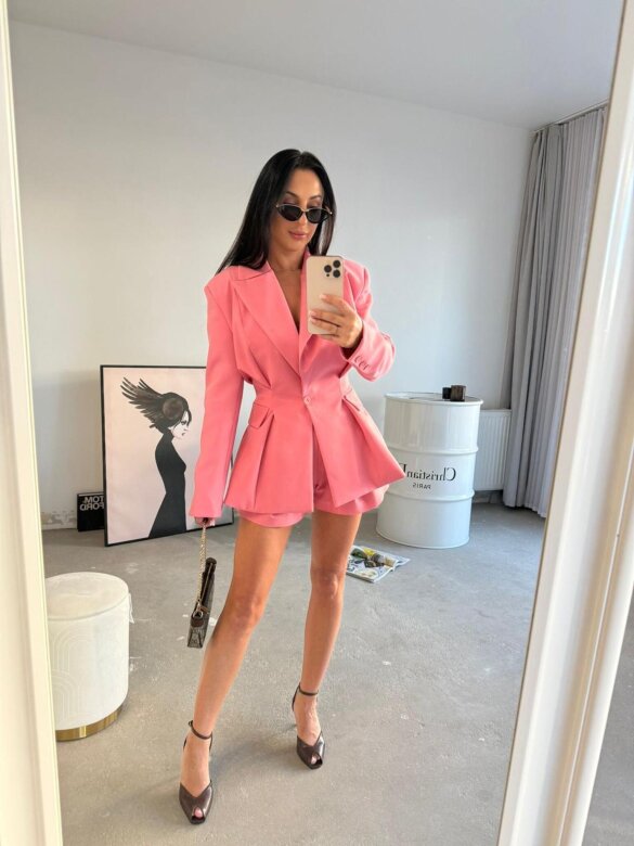 Marynarka Calimera pudrowa 