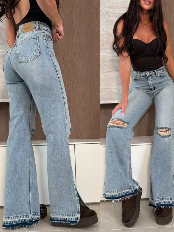 Spodnie Casi jeans jasnoniebieskie 