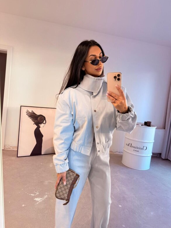 Kurtka Harmonia jeans błękitna