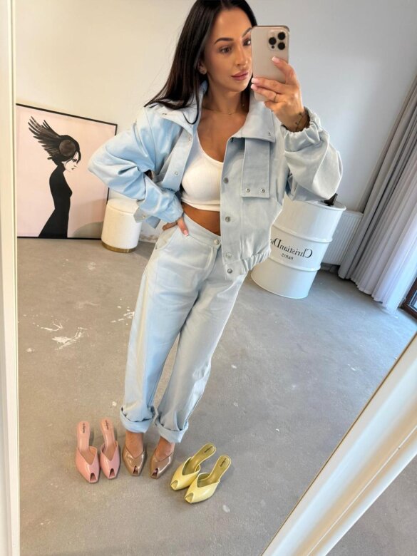 Kurtka Harmonia jeans błękitna