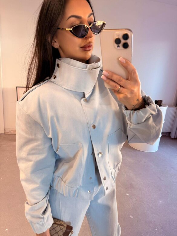 Kurtka Harmonia jeans błękitna