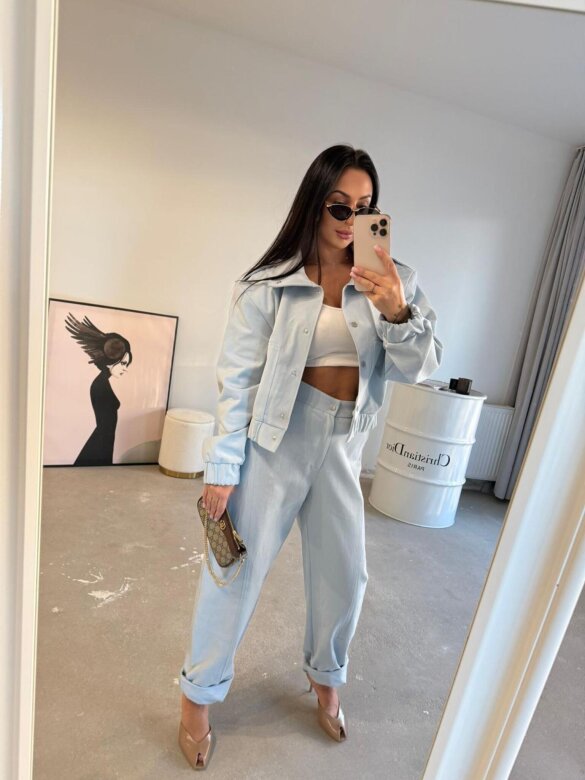 Kurtka Harmonia jeans błękitna