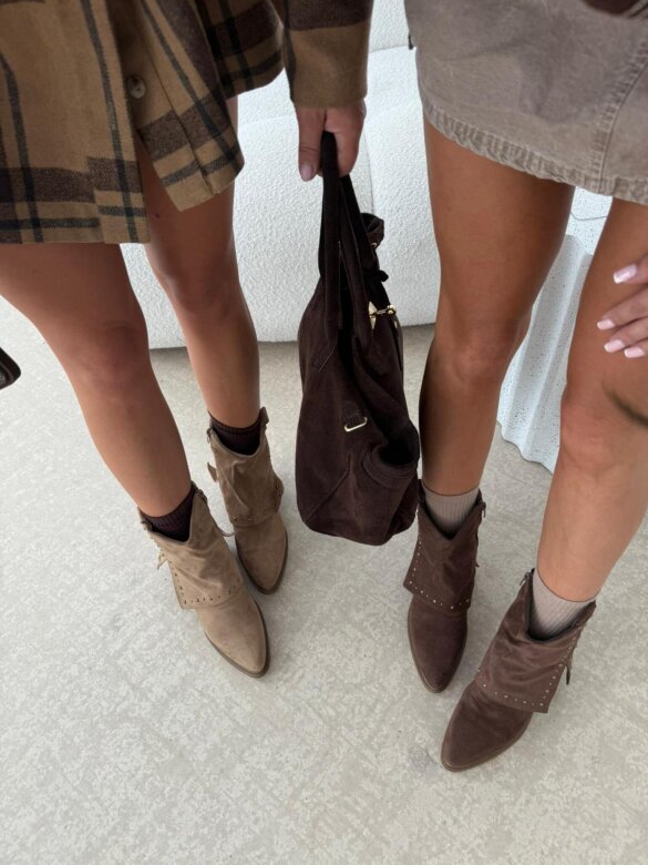 Botki Lussi czekoladowe 