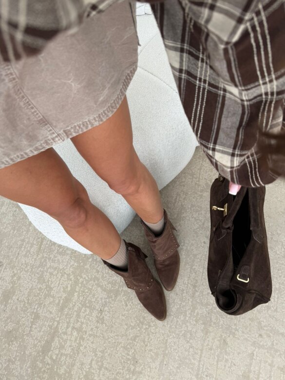 Botki Lussi czekoladowe 