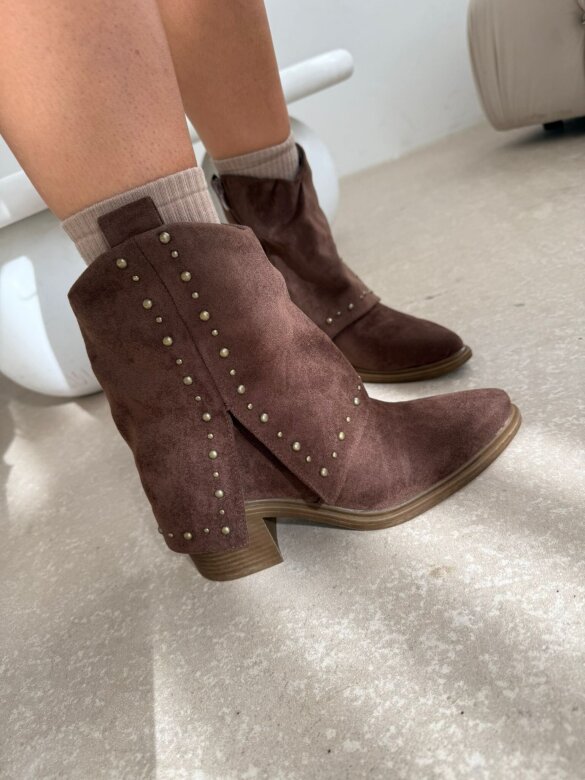 Botki Lussi czekoladowe 