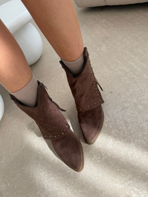 Botki Lussi czekoladowe 