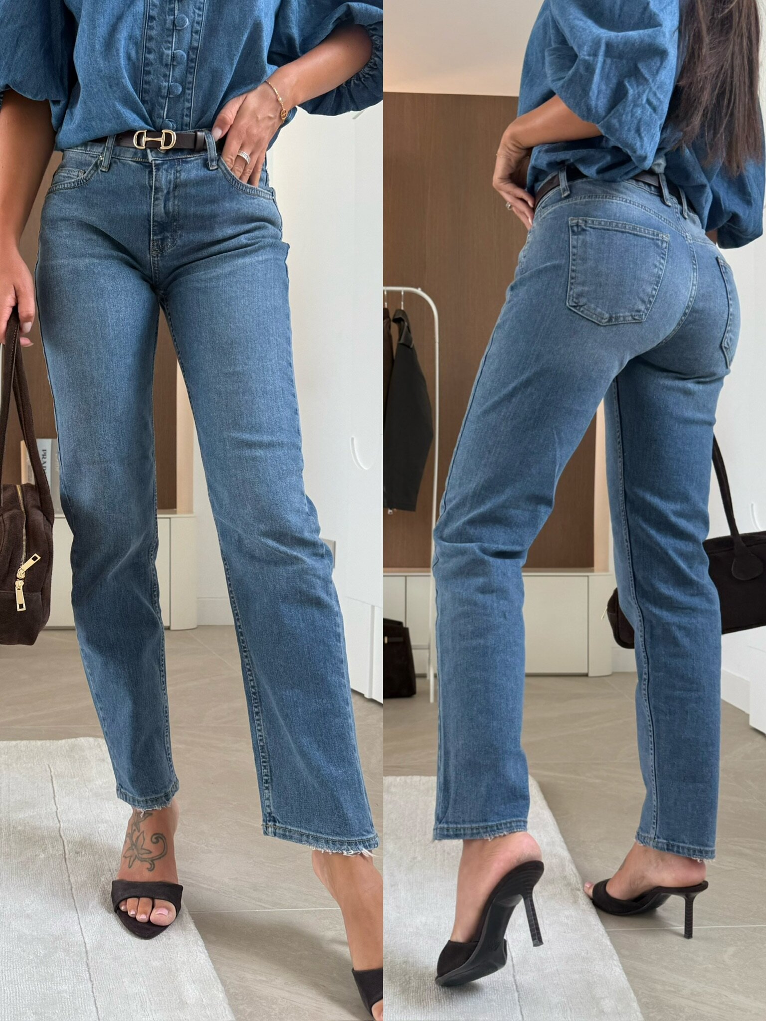 Spodnie Tyrese jeans ciemnoniebieskie 