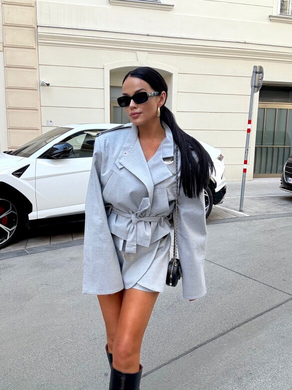 Kurtka Carsole szara