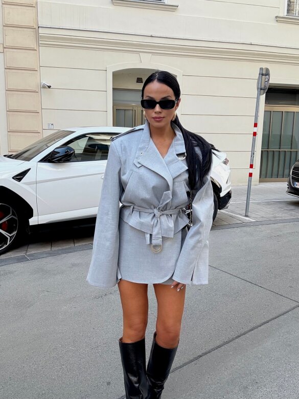 Kurtka Carsole szara