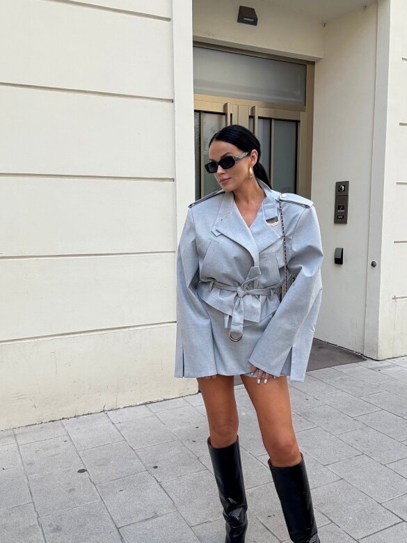 Kurtka Carsole szara