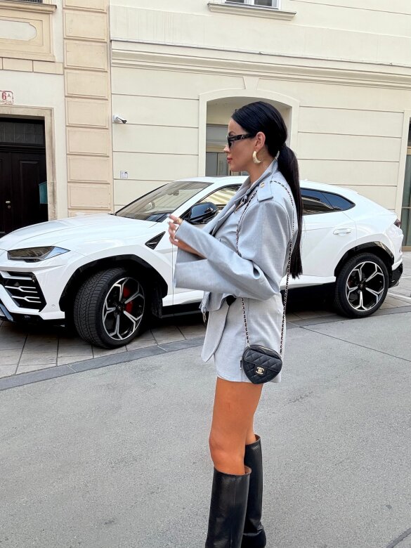 Kurtka Carsole szara