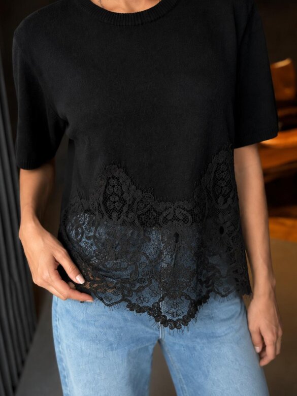 Sweter Arlis czarny 