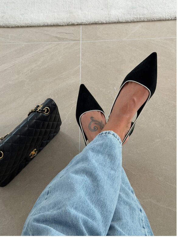 Sandały Terry zamszowe czarne 