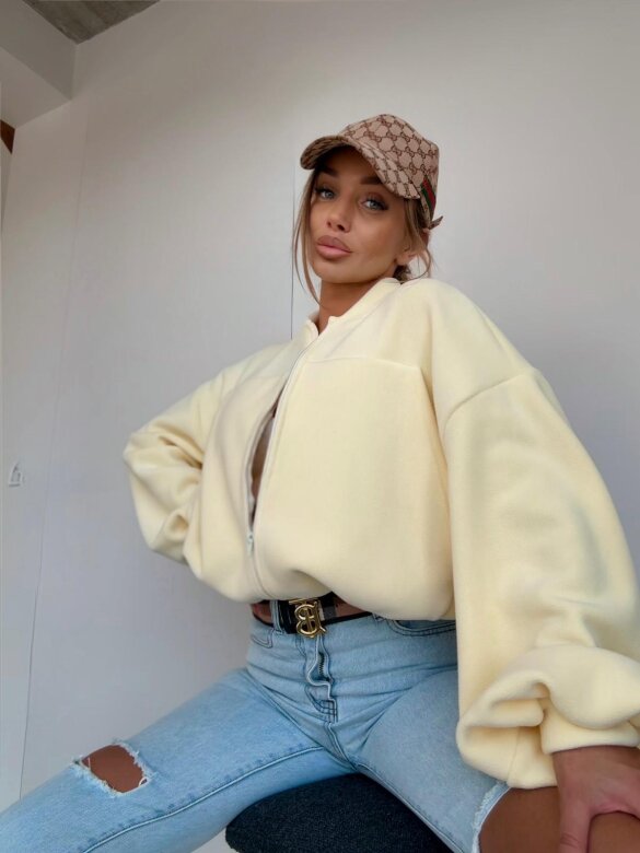 Bluza Incanto polarowa butter yellow