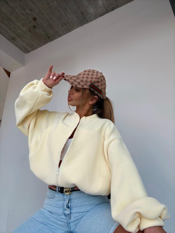 Bluza Incanto polarowa butter yellow