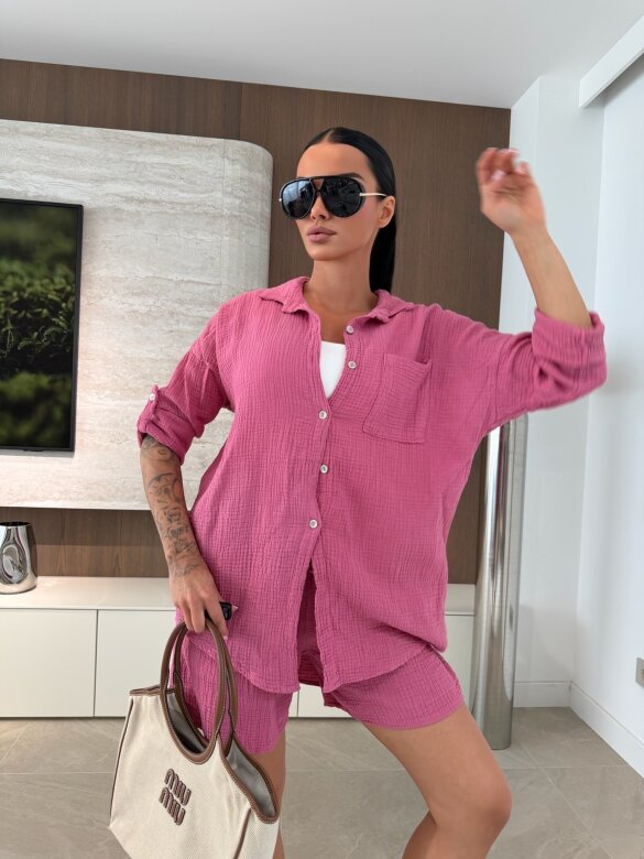 Komplet 2w1 Jonesin malinowy 