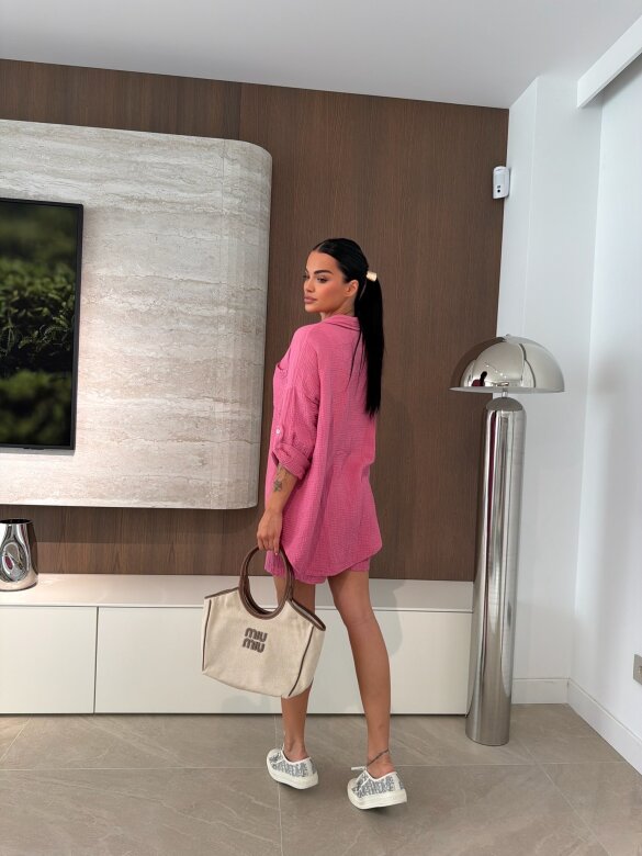 Komplet 2w1 Jonesin malinowy 