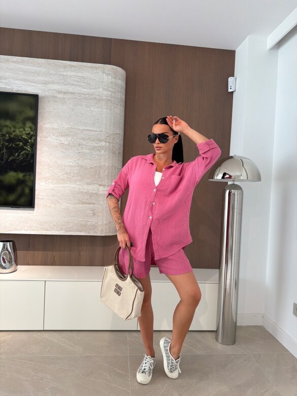 Komplet 2w1 Jonesin malinowy 