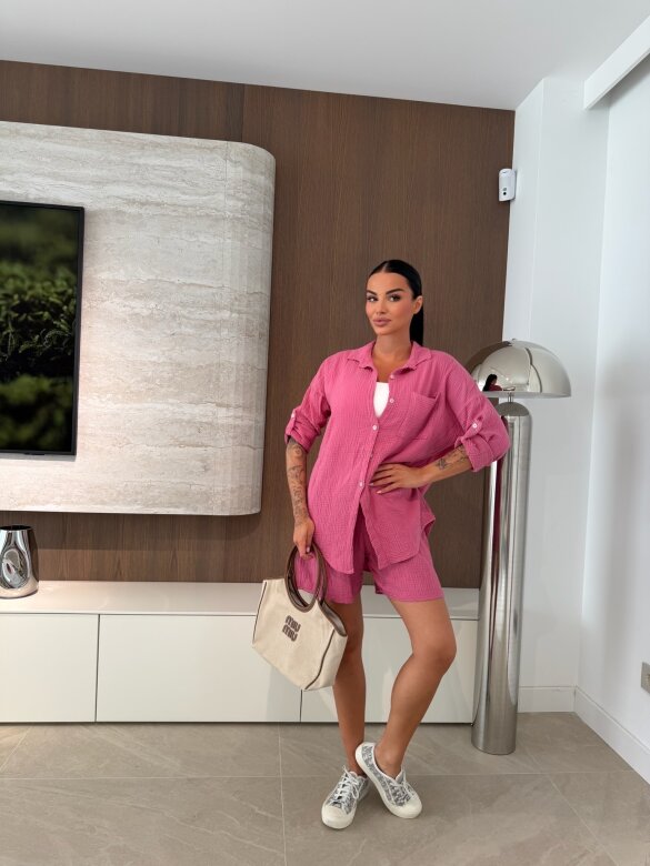 Komplet 2w1 Jonesin malinowy 