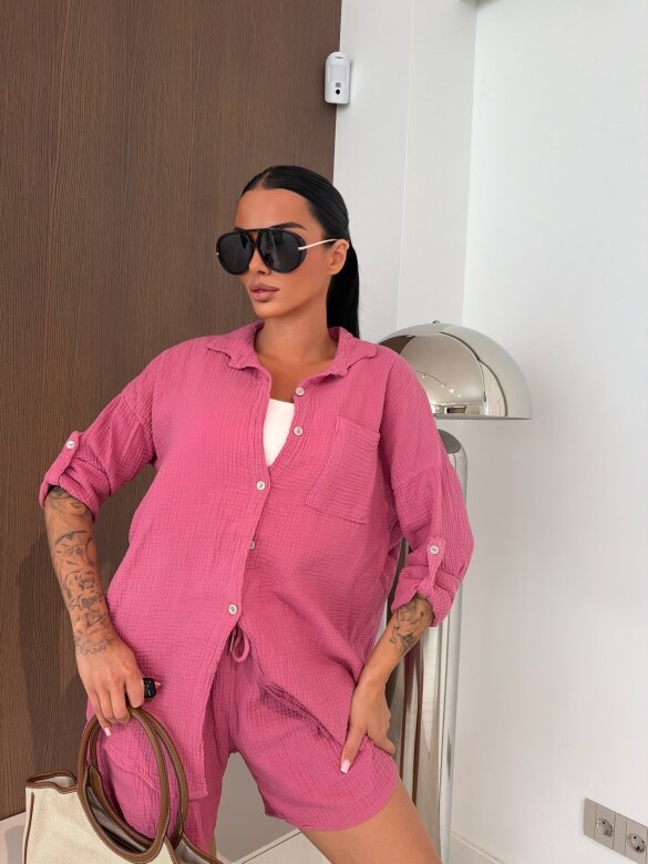 Komplet 2w1 Jonesin malinowy 