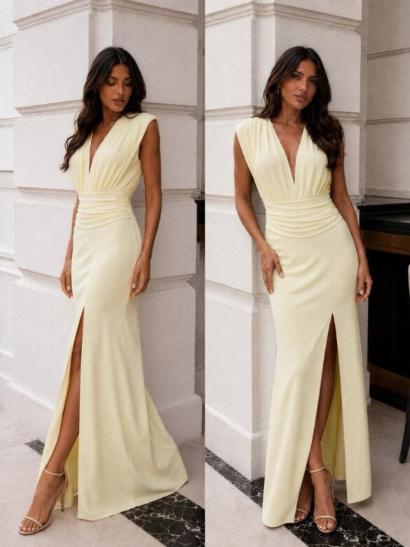 Sukienka Odelia butter yellow