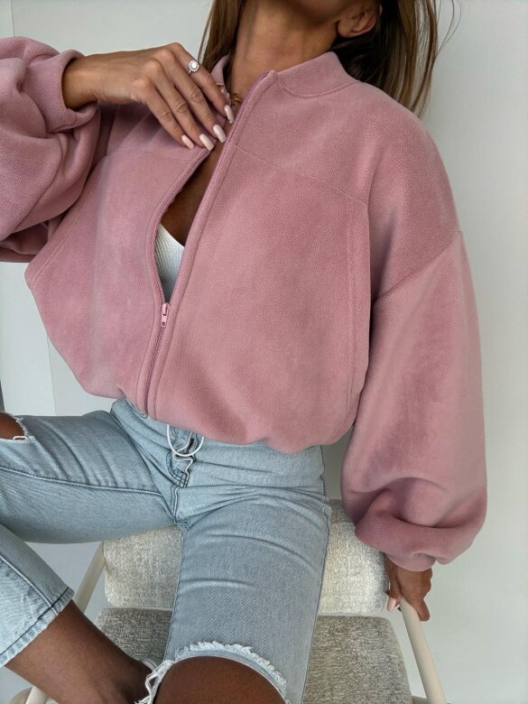 Bluza Incanto polarowa pudrowa 