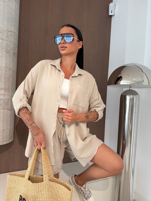 Komplet 2w1 Jonesin beżowy 