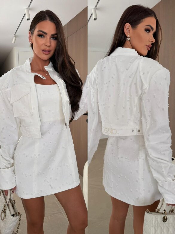 Jacket Angel Whisper jeans white