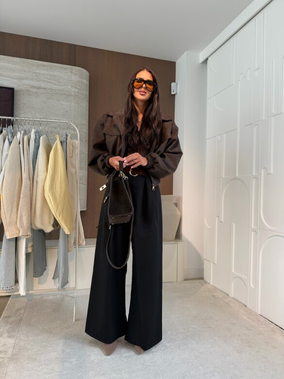 Spodnie Scott elegant czarne