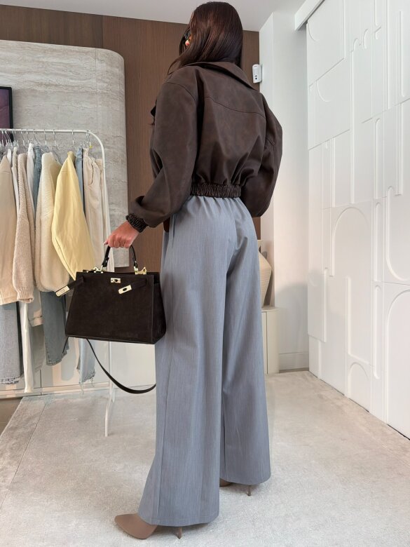 Spodnie Scott elegant stalowe