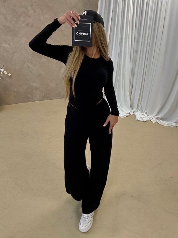 Komplet 2w1 Lucente II z wiskozą czarny