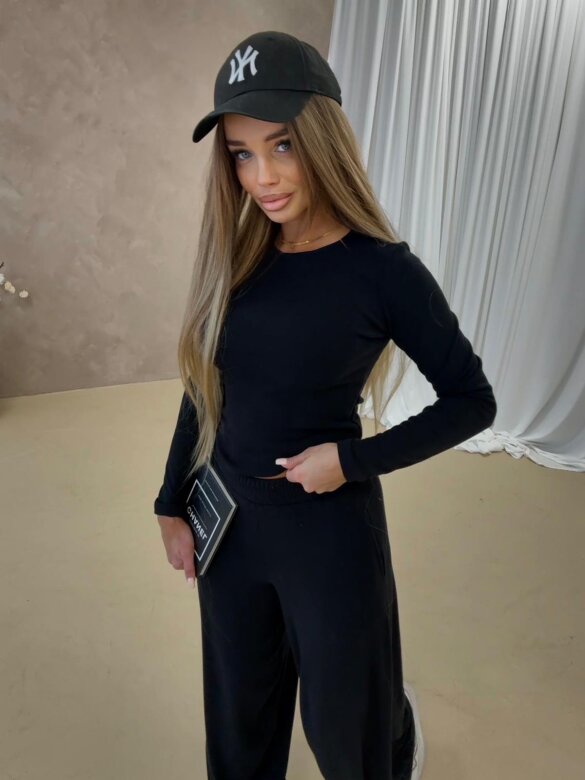 Komplet 2w1 Lucente II z wiskozą czarny