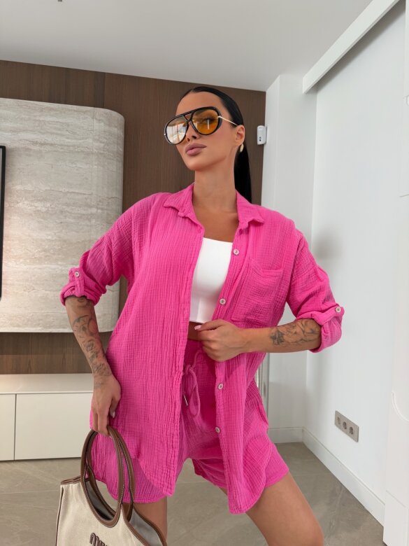 Komplet 2w1 Jonesin różowy