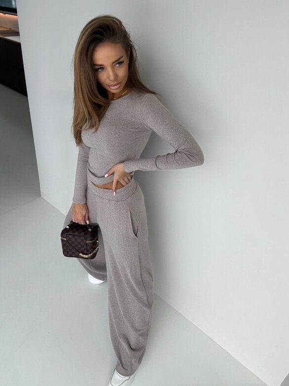 Komplet 2w1 Lucente II z wiskozą mocca 