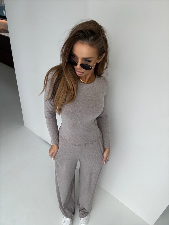 Komplet 2w1 Lucente II z wiskozą mocca 