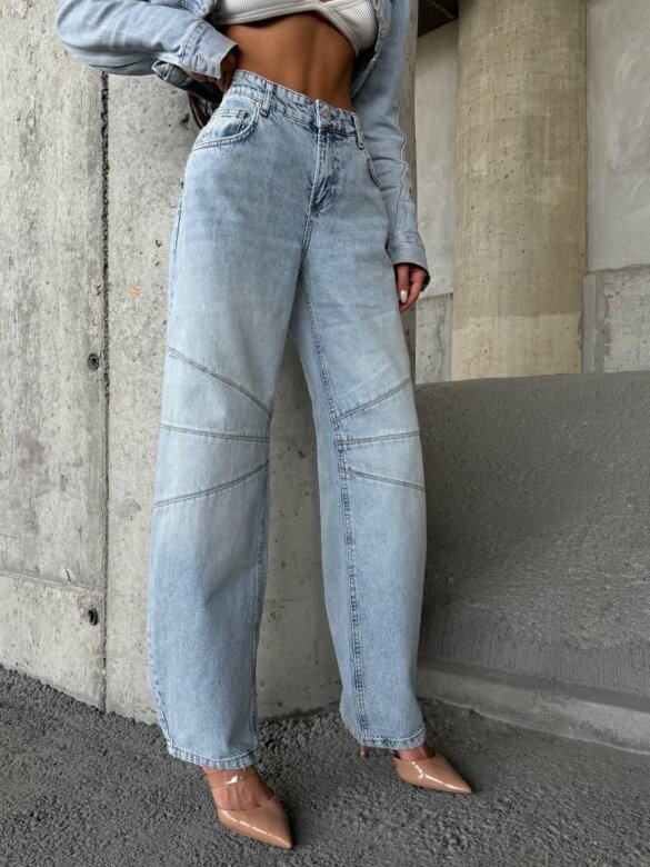 Spodnie Shaun jeans jasnoniebieskie 