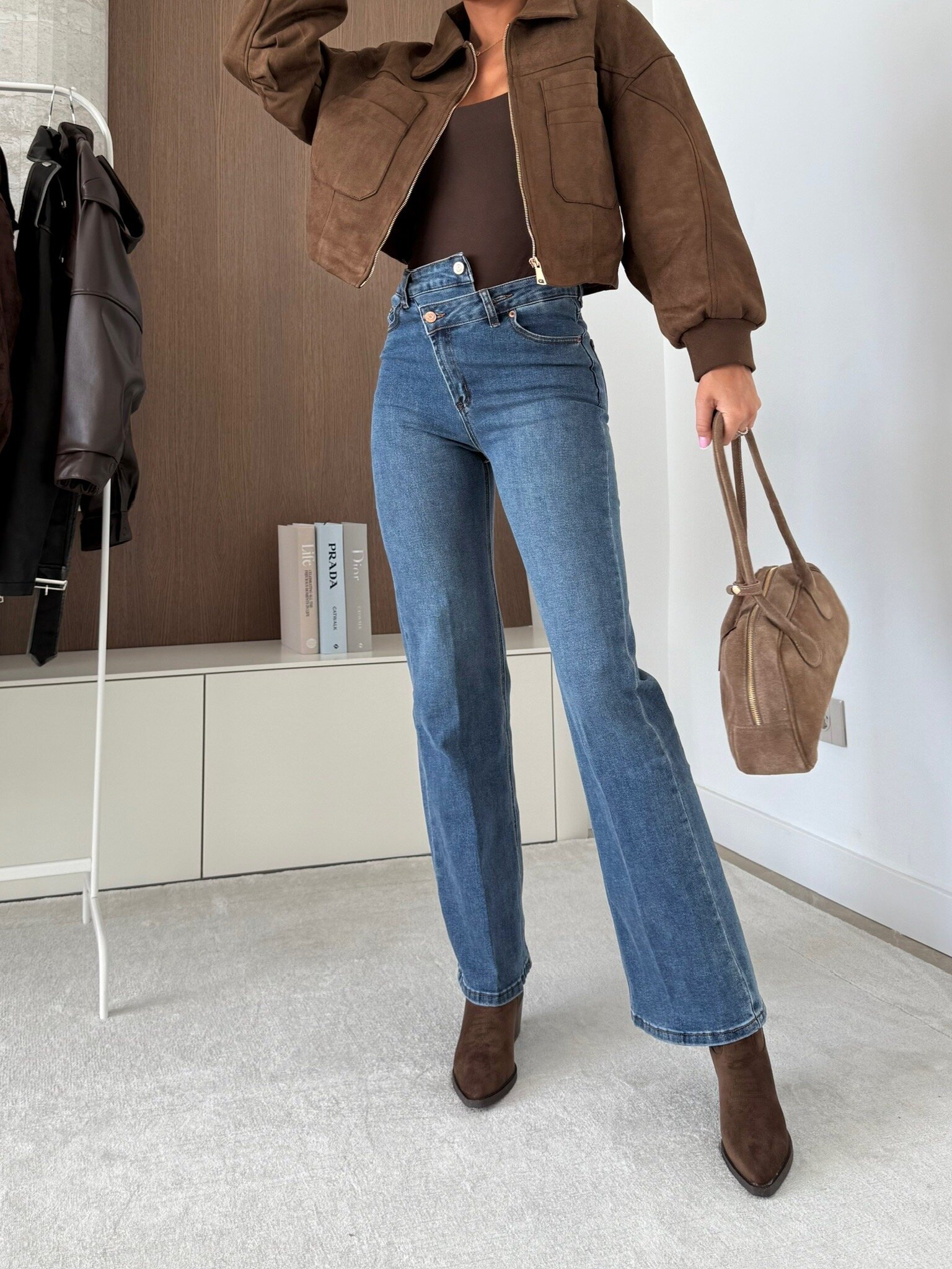 Spodnie Cesar jeans niebieskie