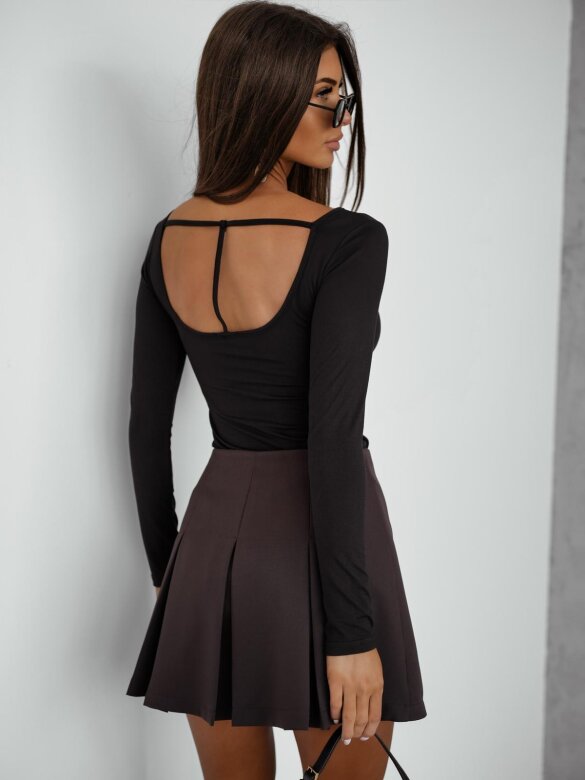 Bluzka Grena z chokerem czarna 