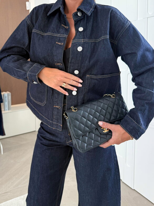 Katana Duarte jeans ciemnoniebieska