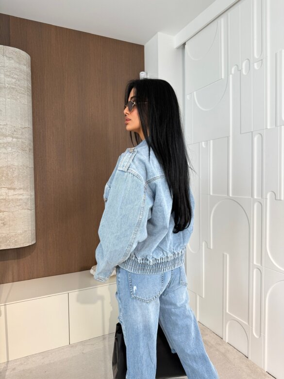 Katana Lirena jeans jasnoniebieska