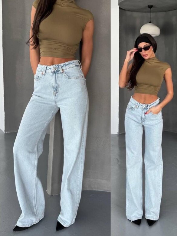 Spodnie Barry jeans jasnoniebieskie 