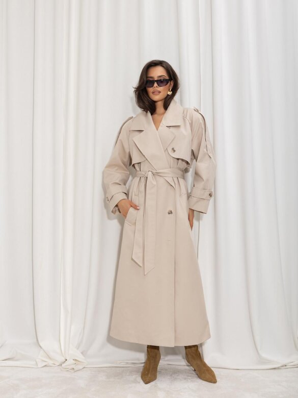 Trencz Kammy jasnobeżowy