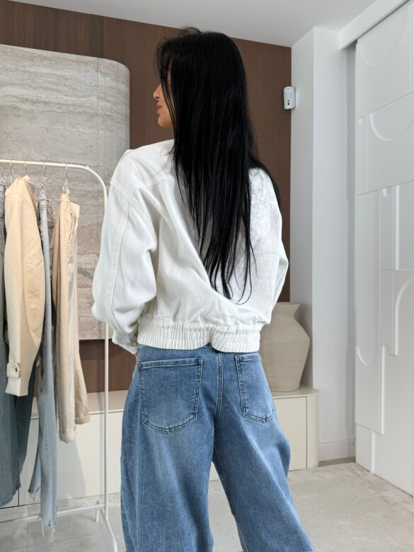 Katana Lirena jeans biała 