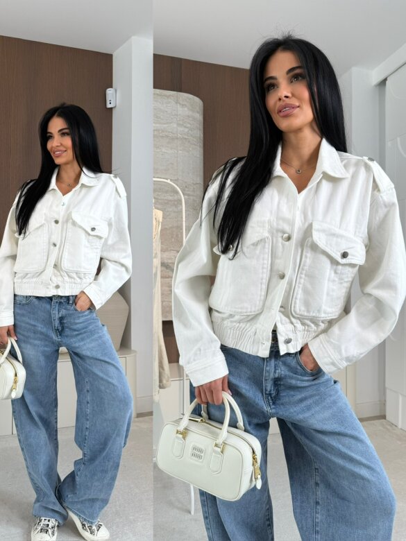 Katana Lirena jeans biała 